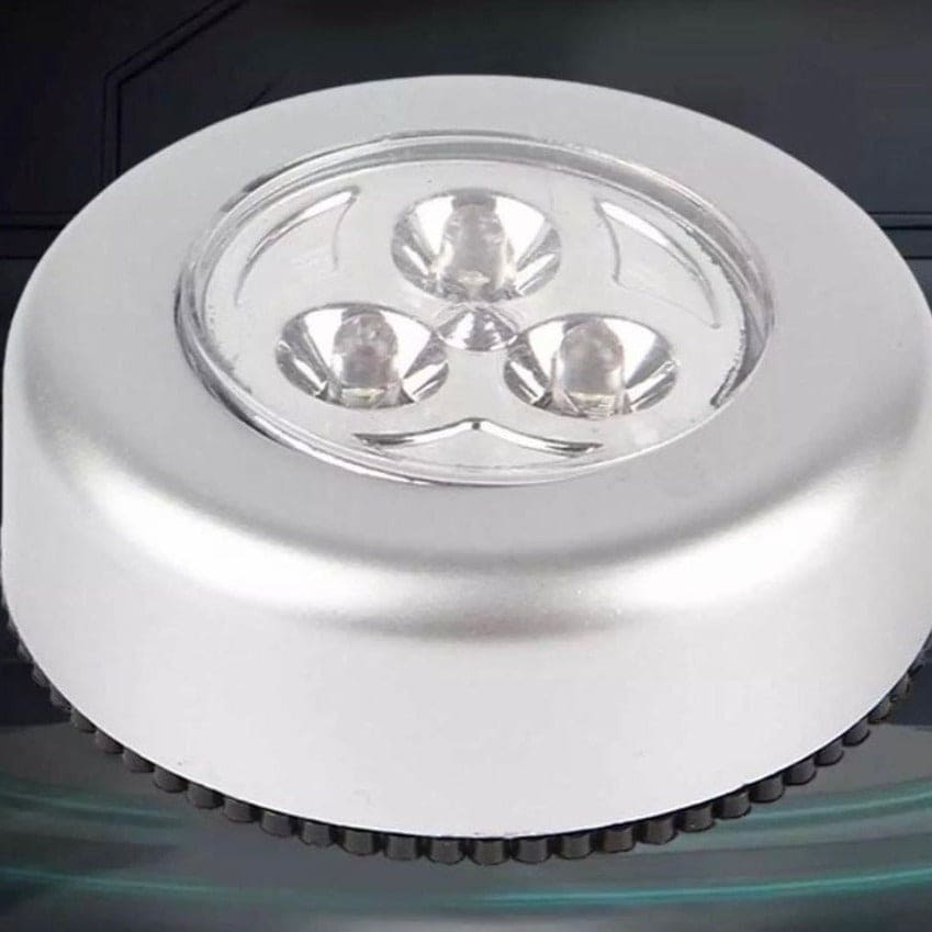 Touch Type Car Reading Light Trunk Touch And Tap Light, Creative Round Paste Type Night Light, Bedroom Beside Lamp Touch Type Car Reading Light Trunk Touch And Tap Light, Creative Round Paste Type Night Light, Bedroom Beside Lamp